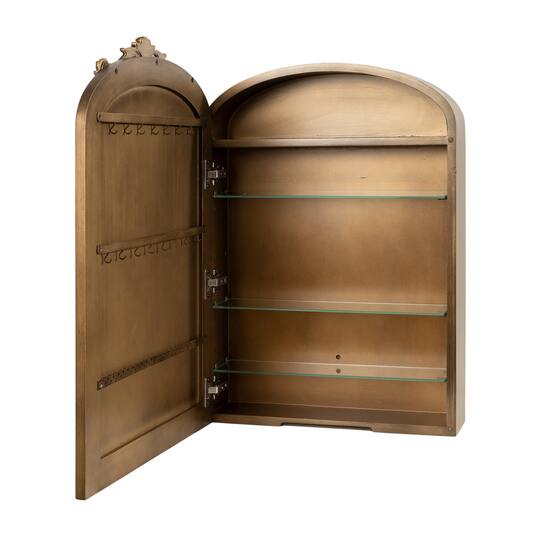 Kate and Laurel Arendahl Jewelry MDF Mirror Cabinet